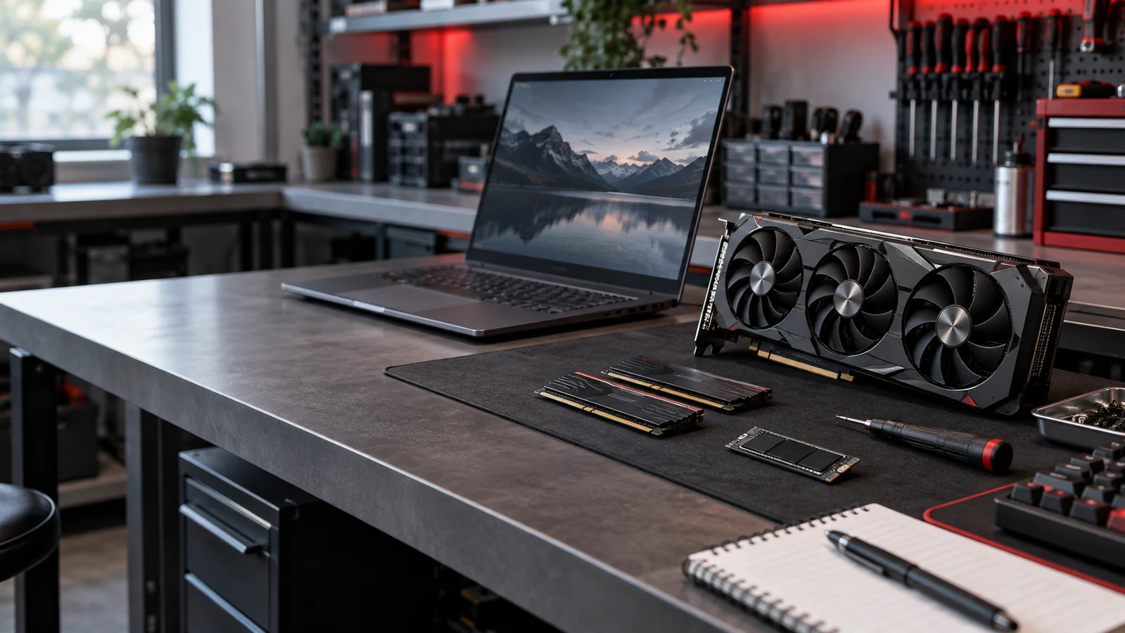 Computer repair workbench
